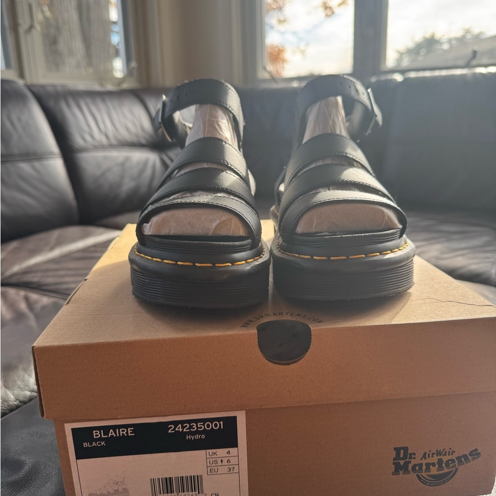 Dr. Martens Black Strappy Footwear - Picture 12 of 16